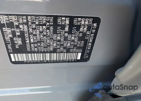 2023 Nissan Rogue Platinum Fwd z USA, uszkodzony, nr VIN JN8BT3DC0PW100360